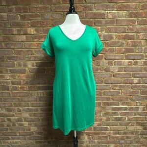 BTFBM Women’s Green Short Sleeve Casual Dress Sz Small